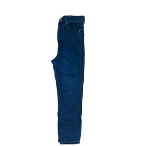 Express Super High Rise Slim Ankle Jeans, Dark